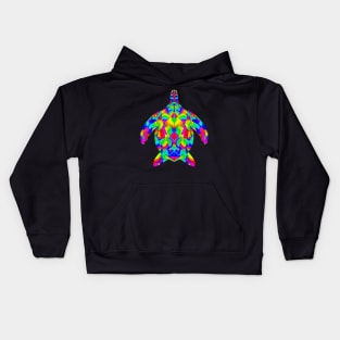 RIANBOW TURTLE Kids Hoodie